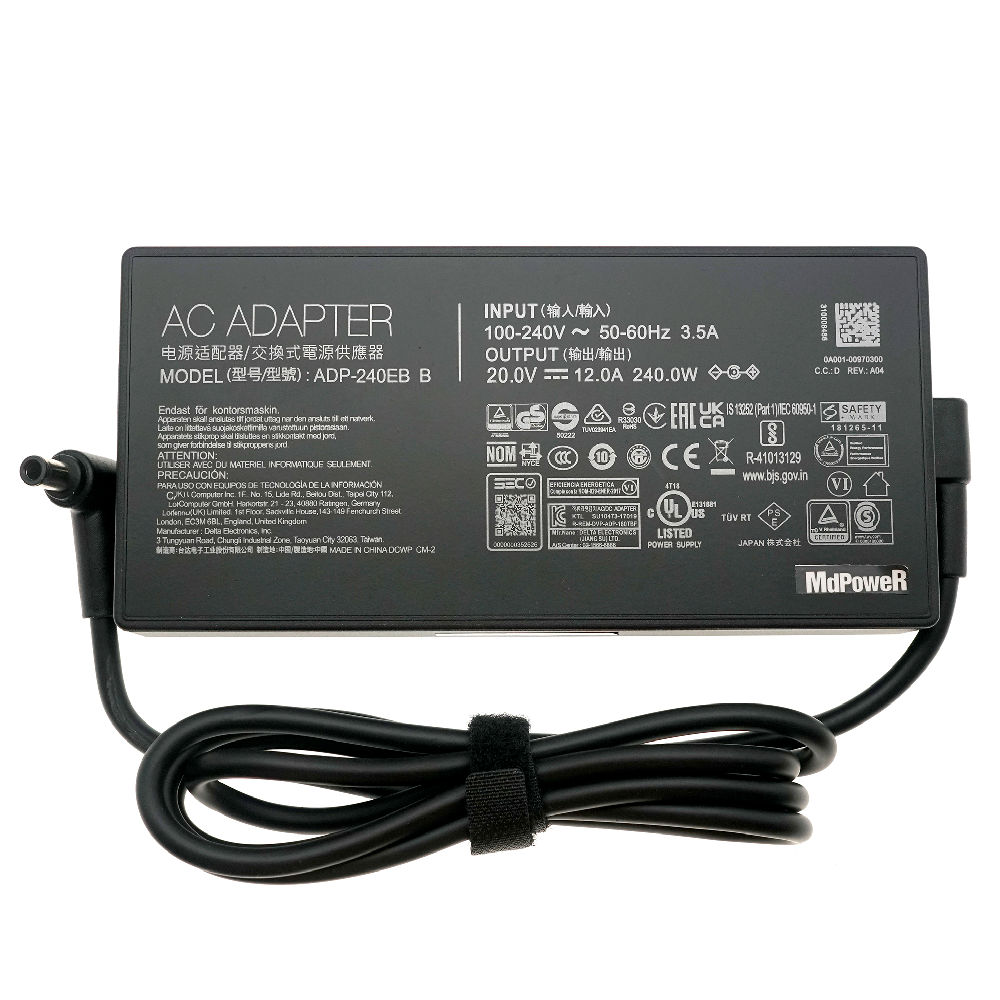 Rtx 3090 24Gb Gddr6X - OEM 20V 12A 240W AC Adapter