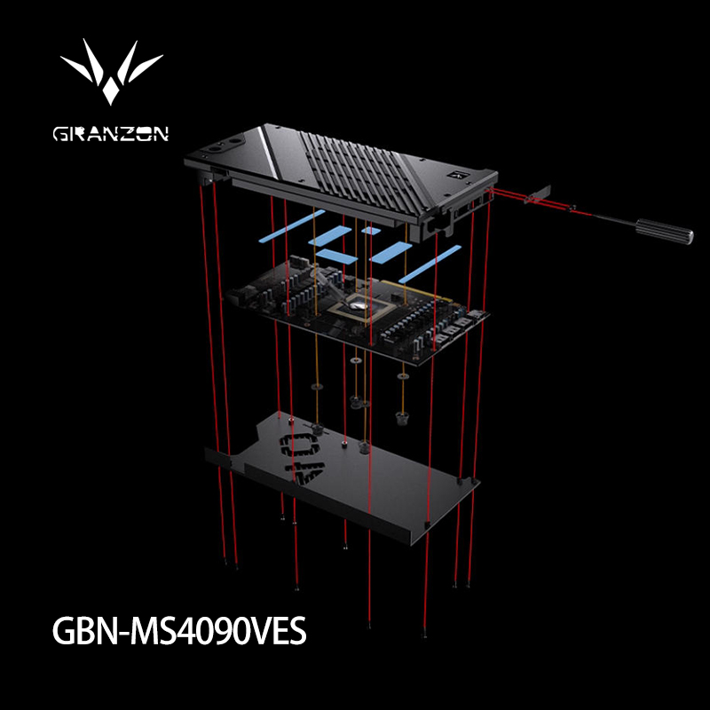 Granzon GPU Water Block for MS - Rtx 4090 Water Block Full Cover recension och pris