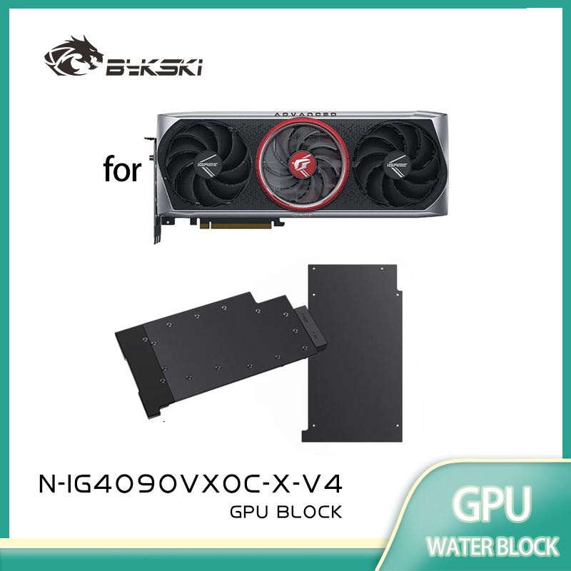 Bykski GPU Block for Colorful  - Rtx 4090 Water Block Full Cover recension och pris