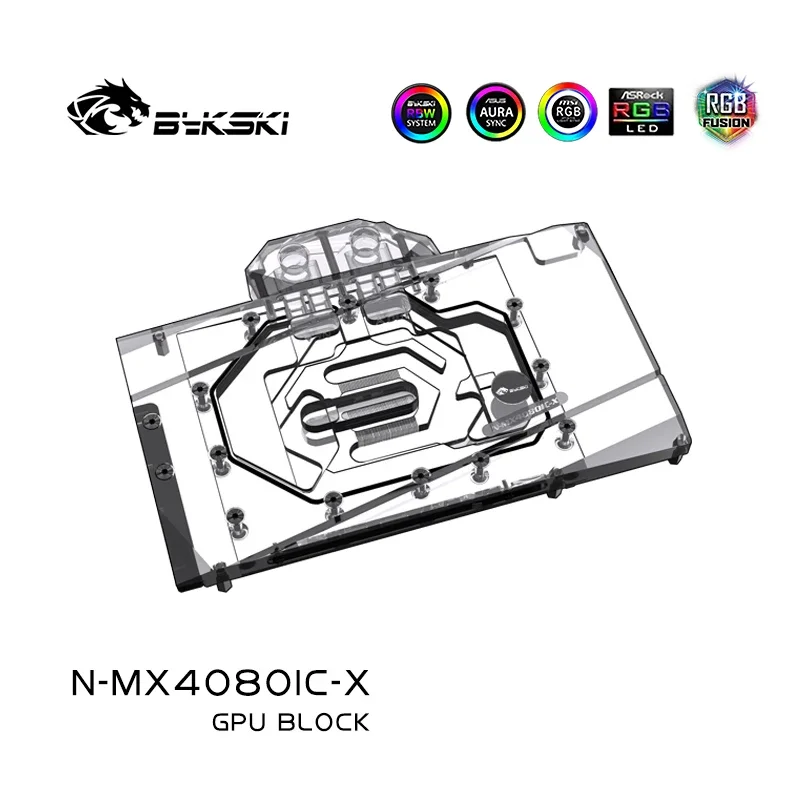 Bykski GPU Block for MAXSUN RT - Rtx 4080 Water Cooling Block recension och pris
